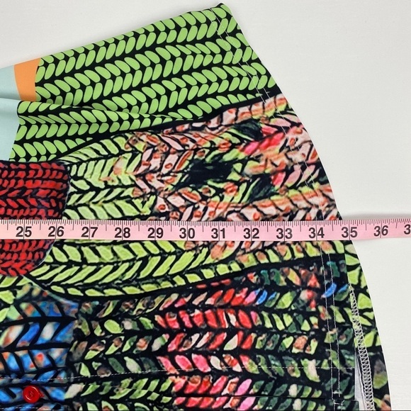 SHIRT Dress Brightly Colored Graphic Print Striped Anime - Picture 12 of 13